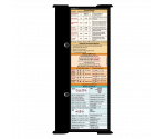Trifold WhiteCoat Clipboard® - Black Critical Care Edition